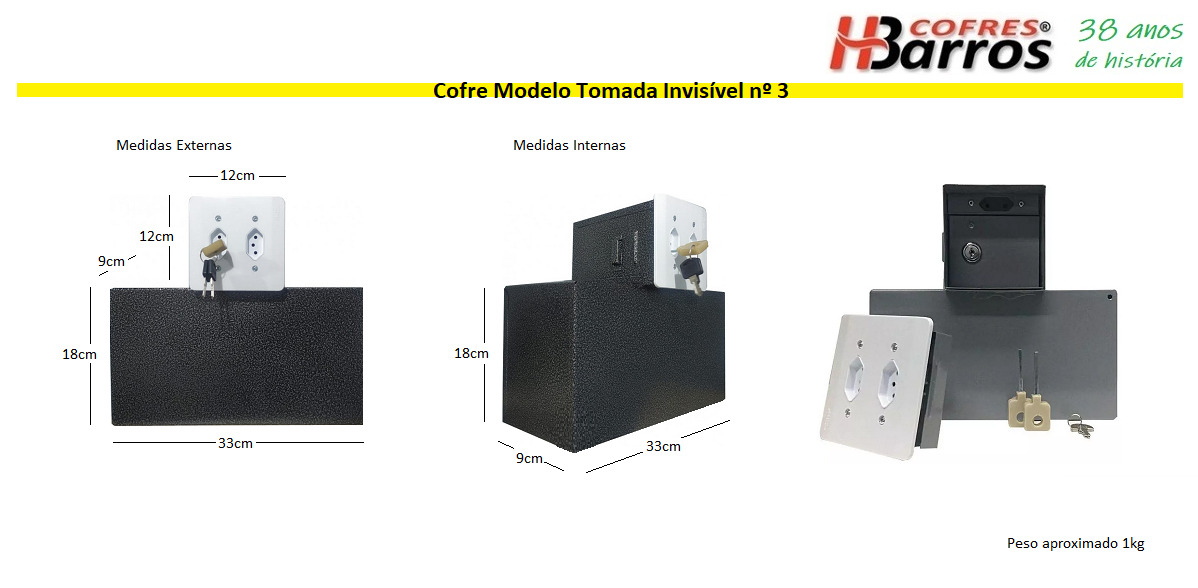 Cofre para loja com gavetas - Cofres H. Barros Sarandi PR
