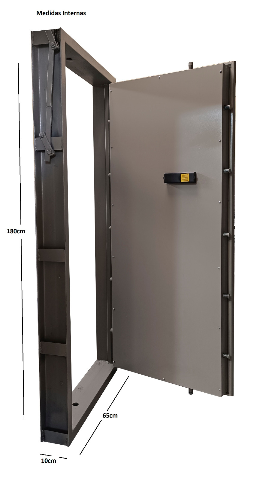 Porta Forte — Medidas Internas 180x65cm - Cofres H. Barros Sarandi PR